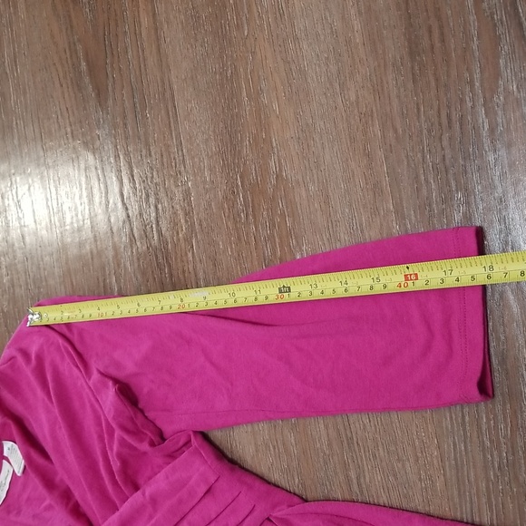 (M) Allison Brittney Solid Color Wrap Style Top Comfy Casual Loungewear Minimal - Picture 6 of 11